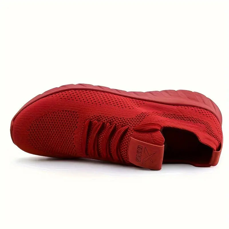 Men's Bold Red Sneakers