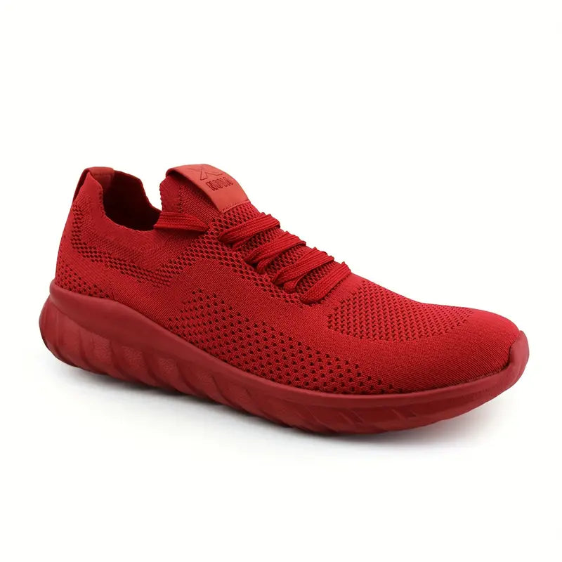 Men's Bold Red Sneakers